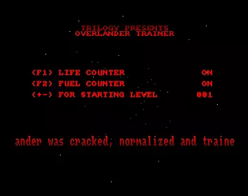 Overlander +3 (1989) by Trilogy