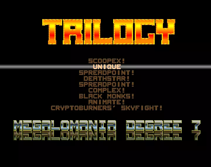 Megalomania Degree 7 (1989) by Trilogy