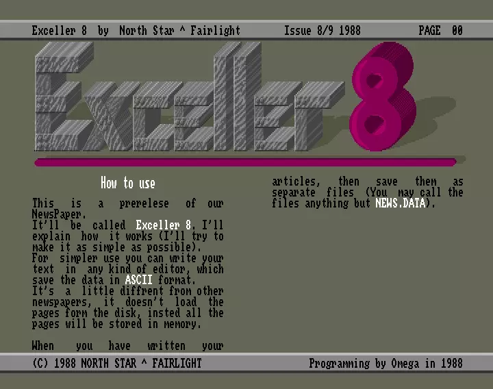 Exceller 8 Prerelease by Fairlight