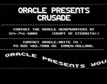 The Crusade (1991) by Oracle
