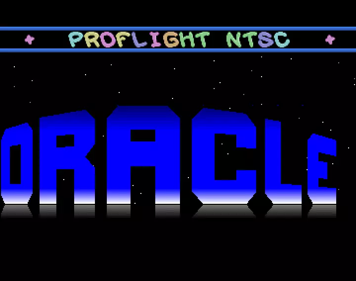 Pro Flight NTSC (1991) by Oracle