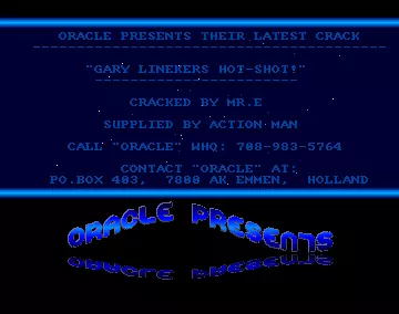 Gary Lineker's Hot-Shot! (1990) by Oracle