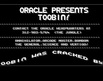 Toobin' (1989) by Oracle