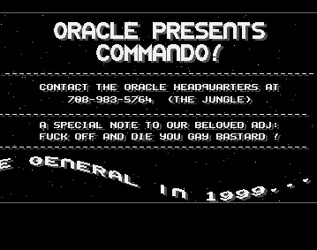 Commando (1989) by Oracle