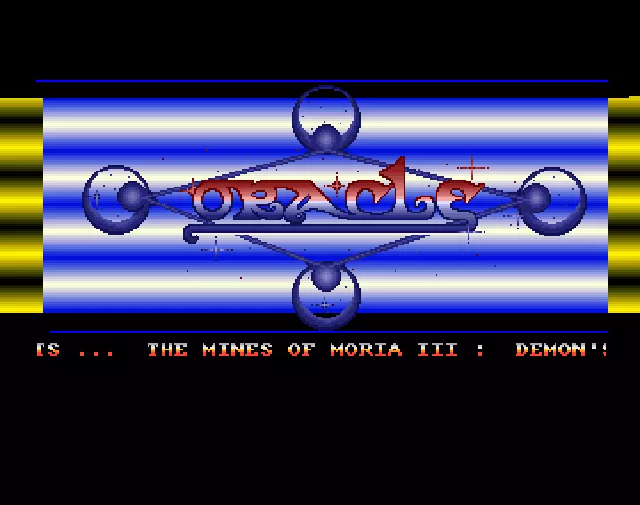 The Mines of Moria III: Demon's Winter (1989) by Oracle