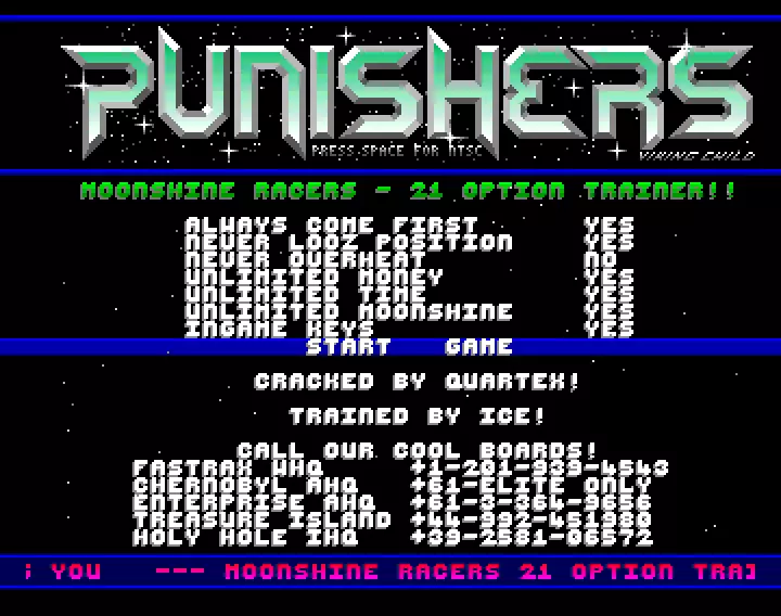 Moonshine Racers +21 (1991) by Punishers