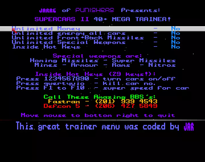 Super Cars II +40 (1991) by Punishers