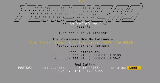 Turn N' Burn +2 (1991) by Punishers