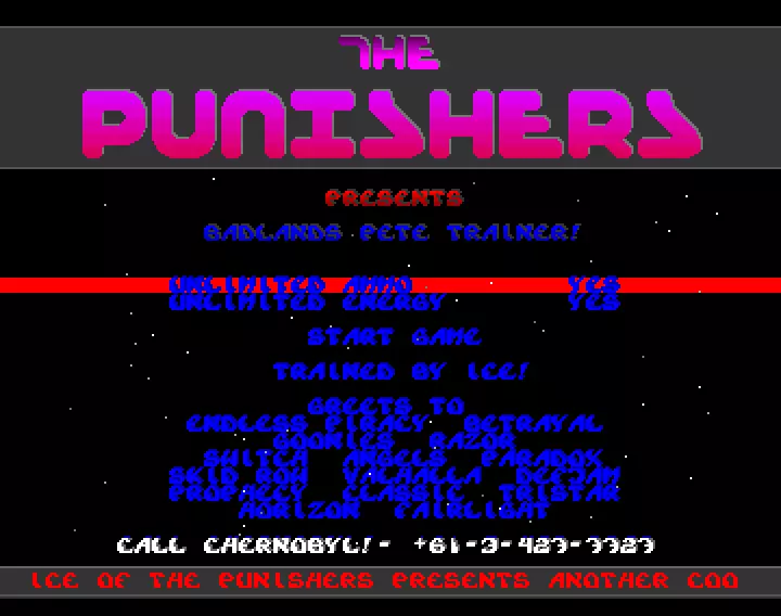Badlands Pete +2 (1990) by Punishers