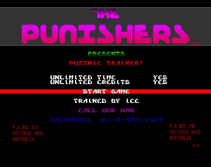 Puzznic Trainer (1990) by Punishers