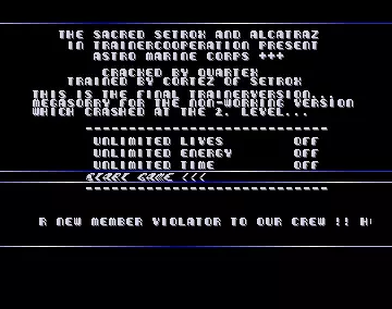 Astro Marine Corps +++ (1990) by Alcatraz