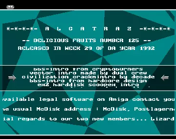 Delicious Fruits 125 (1992) by Alcatraz