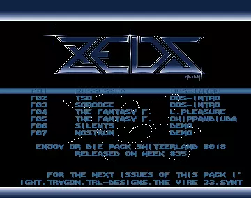 Enjoy or Die Pack Switzerland #018 (1991) by Zeus