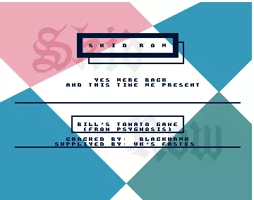 Bill's Tomato Game (1992) by Skid Row
