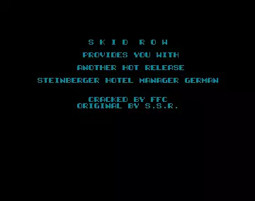 Steigenberger Hotel Manager (1991) by Skid Row