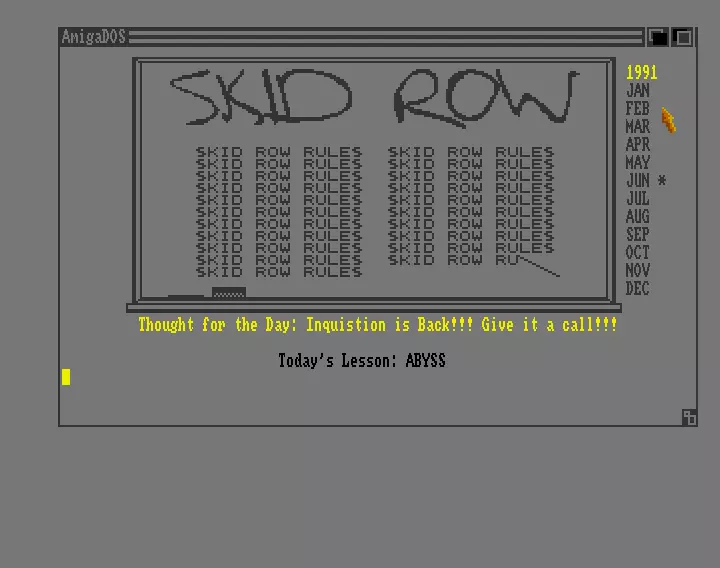 Abyss (1991) by Skid Row