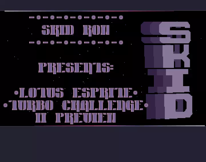 Lotus Esprit Turbo Challenge II - Preview by Skid Row