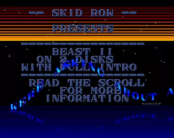 Shadow Of The Beast II - 2 Disks & Intro (1990) by Skid Row