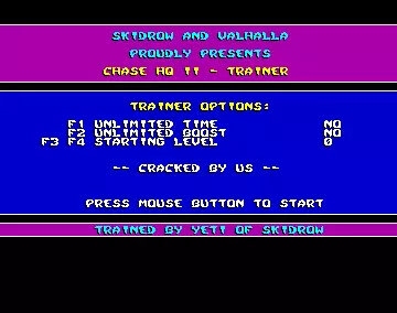 Chase HQ II: Special Criminal Investigation +3 (1990) by Skid Row