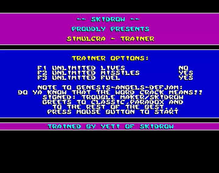 Simulcra +3 (1990) by Skid Row