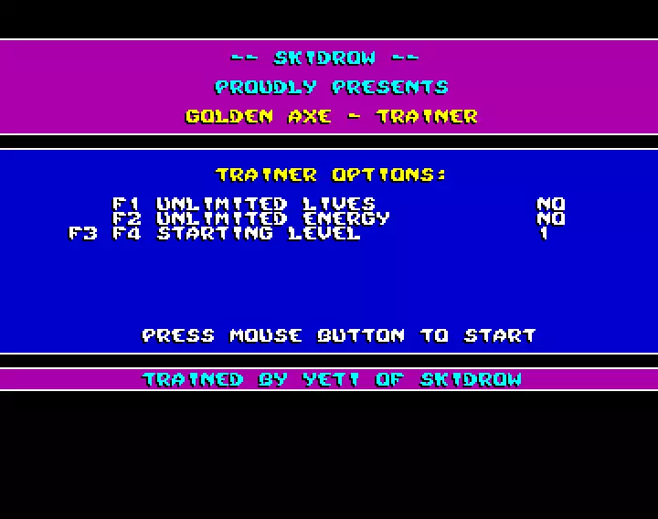 Golden Axe +3 (1990) by Skid Row