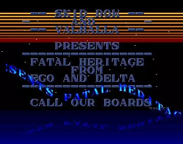 Fatal Heritage (1990) by Skid Row