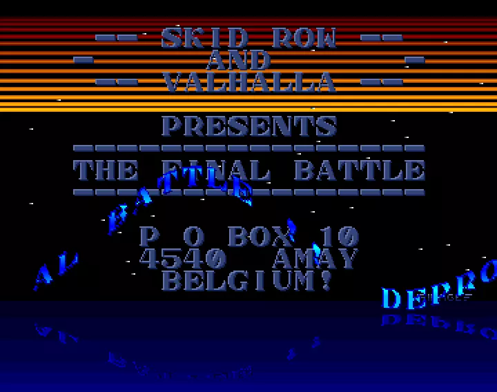 The Final Battle (1990) by Skid Row