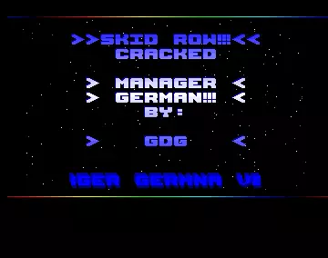 Manager - German (1990) by Skid Row