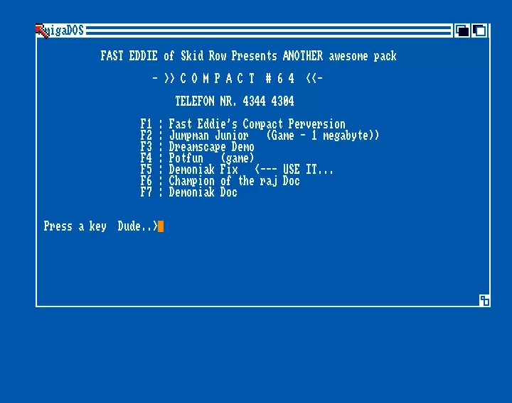 Compact 064 (1991) by Skid Row