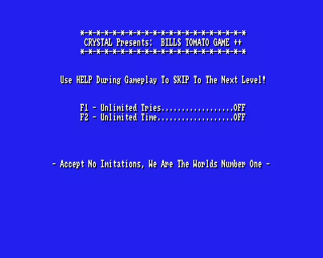 Bill's Tomato Game +3 (1992) by Crystal