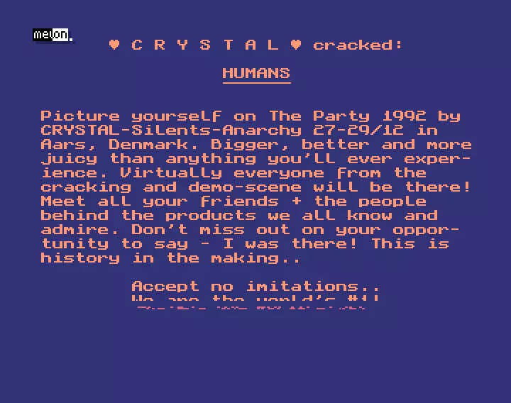 The Humans (1992) by Crystal