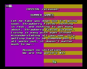 Summer Games (1992) by Crystal
