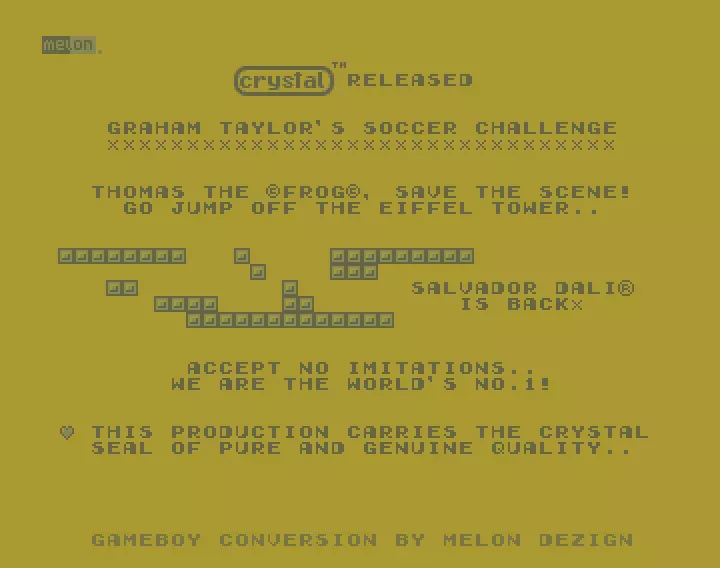 Graham Taylor's Soccer Challenge (1992) by Crystal