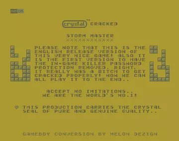 Storm Master - English (1992) by Crystal
