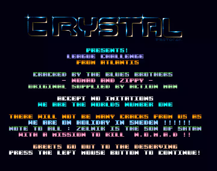League Challenge (1991) by Crystal