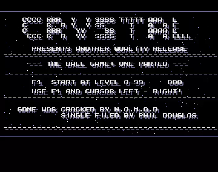 The Ball Game - single filed +1 (1991) by Crystal