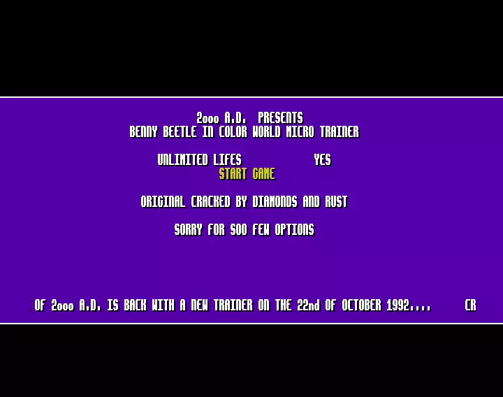 Benny Beetle In Colorworld +1 (1992) by 2000 A.D.