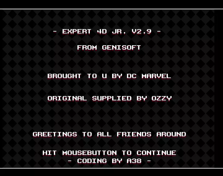 Expert 4D Junior v2.9 by 2000 A.D.
