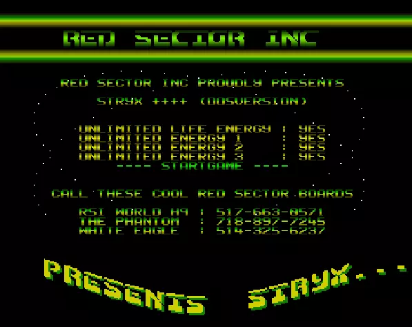 Stryx +5 (1989) by Red Sector Inc.