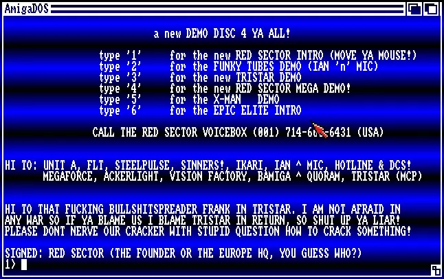 Demo Disc 4 Ya All (1988) by Red Sector Inc.