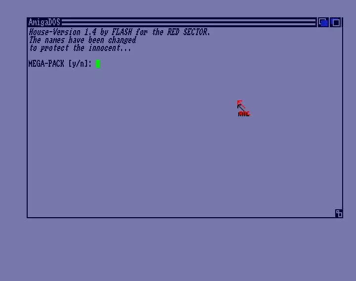 House-Version 1.4 / Flash-packer (1988) by Red Sector Inc.