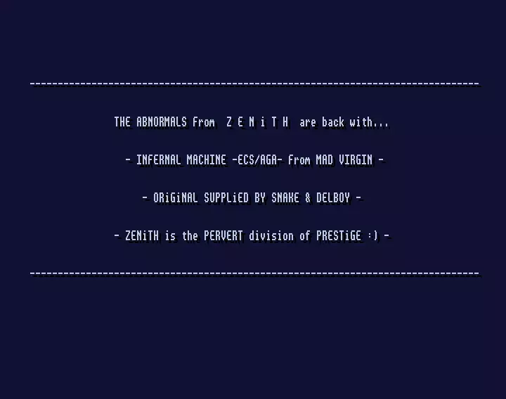 Infernal Machine (1995) by Zenith