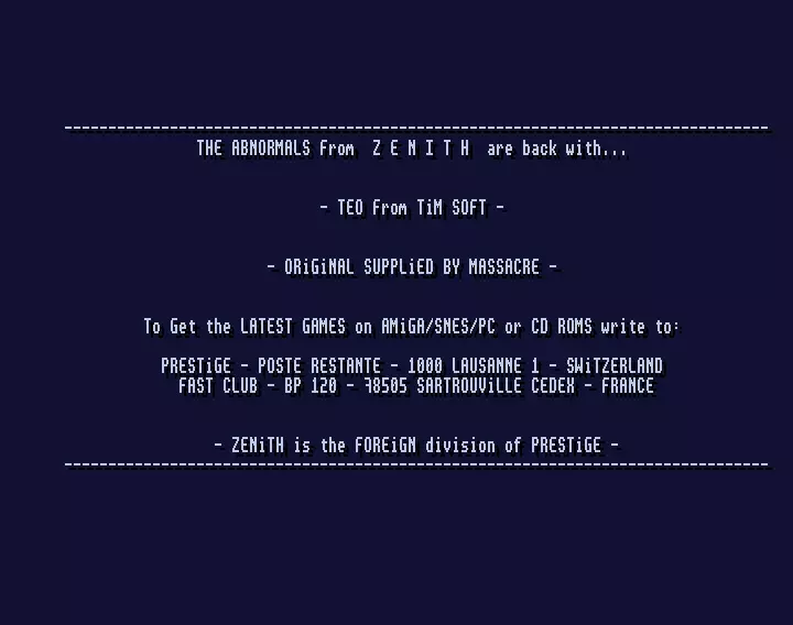 Teo (1995) by Zenith