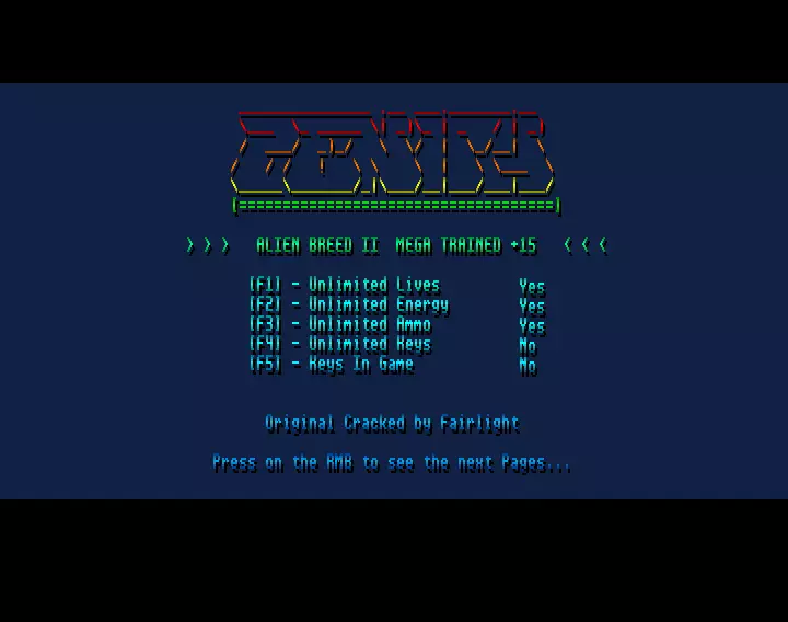 Alien Breed II: The Horror Continues +15 (1993) by Zenith