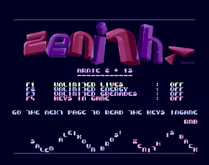 Arnie 2 +15 (1993) by Zenith