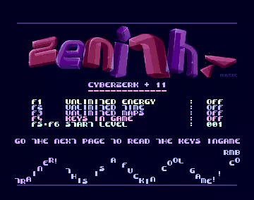 Cyberzerk +11 (1993) by Zenith