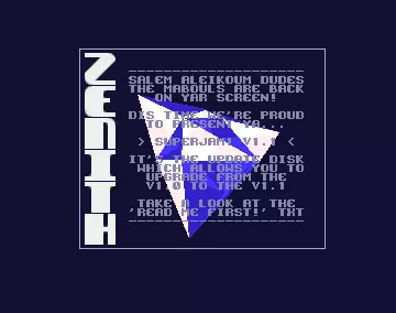 Superjam v1.1 Update Disks (1993) by Zenith