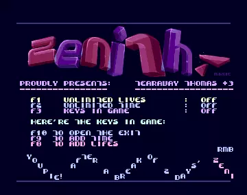 Tearaway Thomas +3 (1992) by Zenith