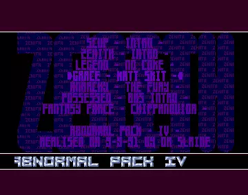 Abnormal Pack 4 (1991) by Zenith