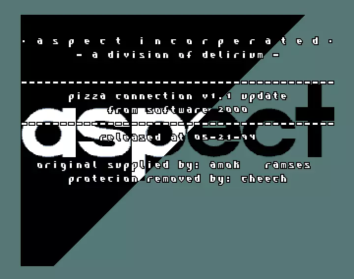Pizza Connection v1.1 (1994) by Aspect
